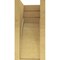 Ekena Millwork 12"W x 12"D x 24"H Wide Rockford Rough Cedar Woodgrain TimberThane Corbel, Primed Tan CORUR12X12X24ROCRCPR - alternate 2